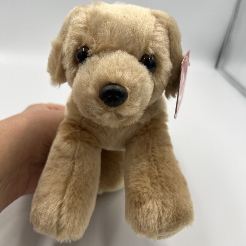 Aurora Mini Flopsie Golden Retriever 8 inch‎ Long Plush Stuffed Animal NWT - Picture 8 of 13